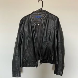 NWOT Apt. 9 Women’s Black Leather Jacket - Size M